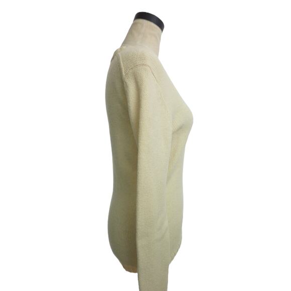 Vintage Banana Republic Wool Blend V Neck Sweater M - Picture 2 of 5